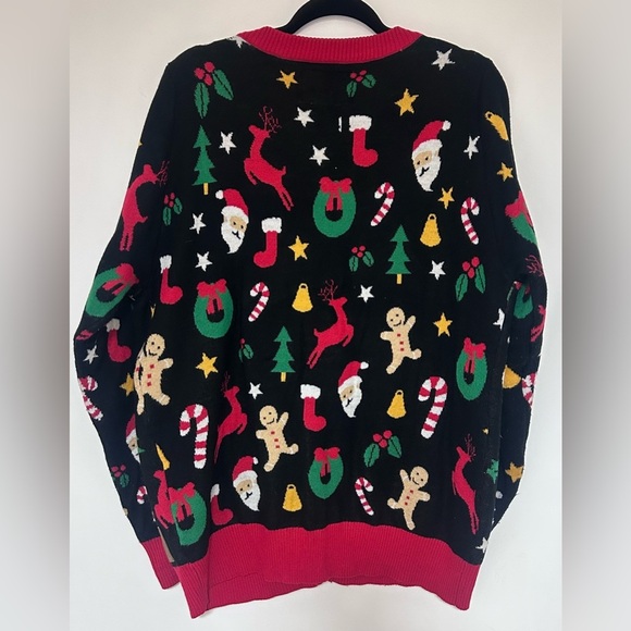 Tipsy Elves Women’s Cookie Cutter Cardigan Sweater Size XL - Picture 4 of 8